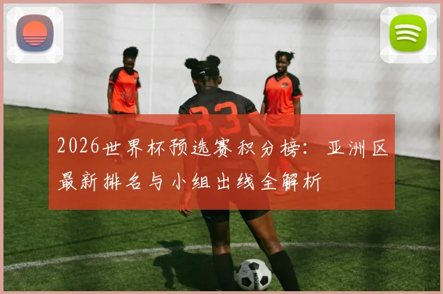 2026世界杯预选赛积分榜:亚洲区最新排名与小组出线全解析